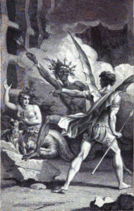 After Richard Corbould, Satan, Sin and Death (1796)