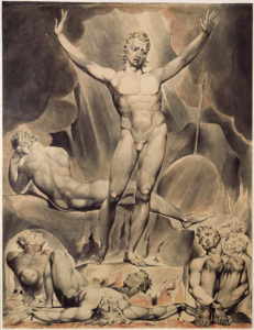 William Blake, Satan arousing the Rebel Angels (1808)