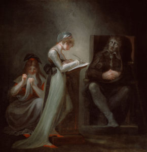 Henry Fuseli, Milton Dictating to His Daughter (1794)