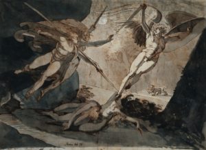 Satan Starts from the Touch of Ithuriel's Spear (1776)