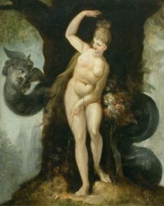 The Serpent tempting Eve (Satan's first address to Eve) (1802)