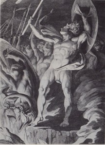 James Barry, Satan and His Legions Hurling Defiance toward the Vault of Heaven (ca. 1792-94)