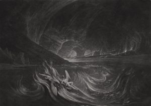 John Martin, The Fiery Gulf (ca. 1823-25)