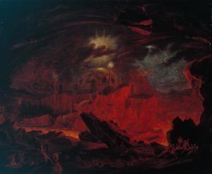"The Fallen Angels Entering Pandemonium" (ca. 1840)