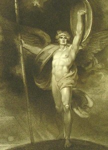 Richard Westall, Satan Alarmed—Dilated Stood (1794)