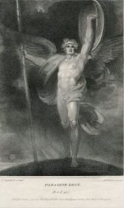 Simon Jean Pierre, after Richard Westall, Satan Alarmed—Dilated Stood (1794)