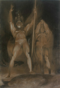 Preparatory drawing for Satan Summoning his Legions (ca. 1796-97)