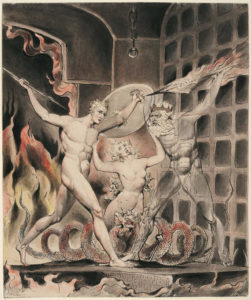 Satan, Sin and Death - Satan comes to the Gates of Hell (1807)