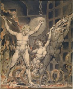 Satan, Sin and Death - Satan comes to the Gates of Hell (1808)