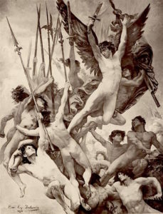 Eugène Delacroix, The Revolt of Lucifer and the Rebel Angels (1876)