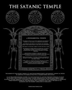 The Satanic Temple's "7 Fundamental Tenets"